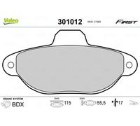 VALEO 301012 Brake pad set