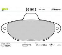 VALEO 301012 Brake pad set