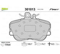 Brake pads Front Axle 301013 VALEO for MERCEDES-BENZ C-CLASS C-CLASS T-Model