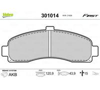 VALEO 301014 Brake pad set