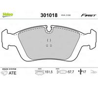 VALEO 301018 Brake pad set
