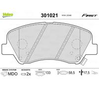 VALEO 301021 Brake pad set