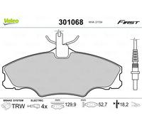 VALEO 301068 Brake pad set