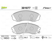 VALEO 301077 Brake pad set