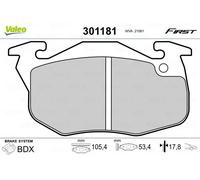 Brake pads Front Axle 301181 VALEO for PEUGEOT CITROËN