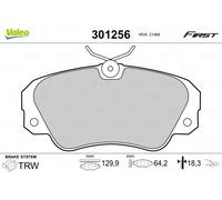 VALEO 301256 Brake pad set