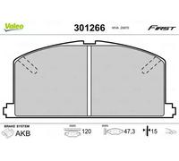 VALEO 301266 Brake pad set