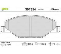 VALEO 301354 Brake pad set