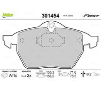VALEO 301454 Brake pad set