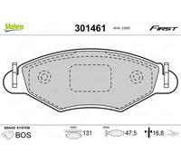 VALEO 301461 Brake pad set