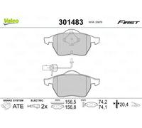 VALEO 301483 Brake pad set