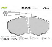 VALEO 301568 Brake pad set