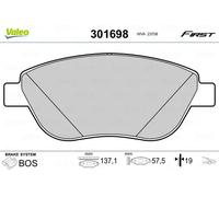 VALEO 301698 Brake pad set