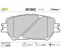 VALEO 301862 Brake pad set