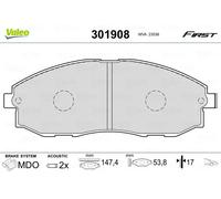 VALEO 301908 Brake pad set