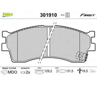 Brake pads Front Axle 301910 VALEO for KIA CLARUS SHUMA Saloon SHUMA I ROADSTER