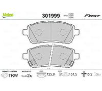 VALEO 301999 Brake pad set