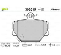 VALEO 302015 Brake pad set