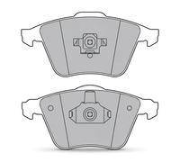 VALEO 302068 Brake pad set