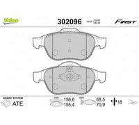 VALEO 302096 Brake pad set