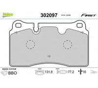 VALEO 302097 Brake pad set