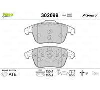 VALEO 302099 Brake pad set