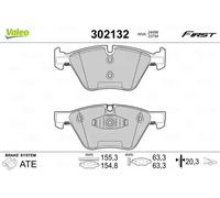 Brake pads Front Axle 302132 VALEO for BMW 3 Touring 3 3 Coupe 3 Convertible 1