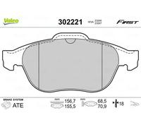 VALEO 302221 Brake pad set