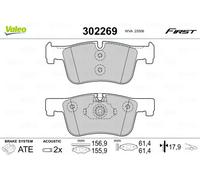 VALEO 302269 Brake pad set