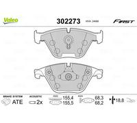 Front Brake Pad Set for BMW 5 01-10 6 07-10 7 16-19 2339270