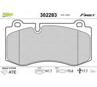 Brake pads Front Axle 302283 VALEO for MERCEDES-BENZ S-CLASS CLS E-CLASS SL