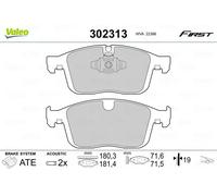 Brake pads Front Axle 302313 VALEO for VOLVO 140 240 260 240 Kombi XC60 I SUV