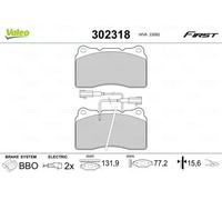 VALEO 302318 Brake pad set