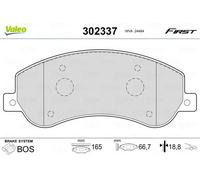 VALEO 302337 Brake pad set