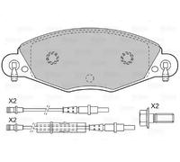 Brake pads Front Axle 598416 VALEO for CITROËN C5 I C5 I Estate C5 II