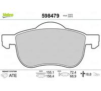 VALEO 598479 Brake pad set