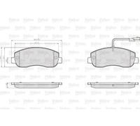 BRAKE PAD SET DISC BRAKE 872147 FOR RENAULT MASTER/III/Platform/Chassis/Van 2.3L