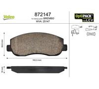 BRAKE PAD SET DISC BRAKE 872147 FOR RENAULT MASTER/III/Platform/Chassis/Van 2.3L