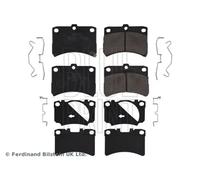 Brake pads Front Axle ADD64223 BLUE PRINT for DAIHATSU CUORE Mk VI