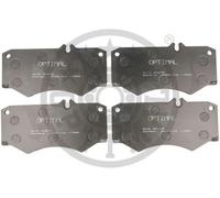 Brake pads Front Axle BP-09318 OPTIMAL for MERCEDES-BENZ VW PUCH