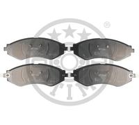 Brake pads Front Axle BP-10195 OPTIMAL for DAEWOO CHEVROLET