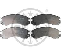 Brake pads Front Axle BP-10330 OPTIMAL for MITSUBISHI CITROËN PEUGEOT