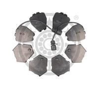 Brake pads Front Axle BP-10483 OPTIMAL for AUDI A8 D2
