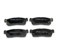 Brake pads Front Axle BP-12413 OPTIMAL for SUZUKI DAIHATSU SUBARU