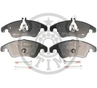 Brake pads Front Axle BP-12453 OPTIMAL for MERCEDES-BENZ CLS SLK C-CLASS E-CLASS