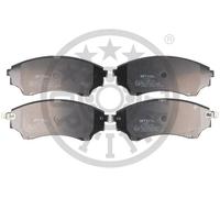 Brake pads Front Axle BP-12491 OPTIMAL for FORD MAZDA