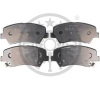 Brake pads Front Axle BP-12605 OPTIMAL for HYUNDAI KIA