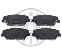 Brake pads Front Axle BP-12624 OPTIMAL for HYUNDAI KIA
