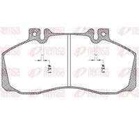 Brake pads Front Axle JCA 245.00 REMSA for MERCEDES-BENZ T2/LN1 Van T2/LN1 Bus