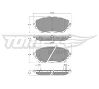 Brake pads Front Axle TX 19-63 TOMEX Brakes for TOYOTA C-HR COROLLA Hatchback